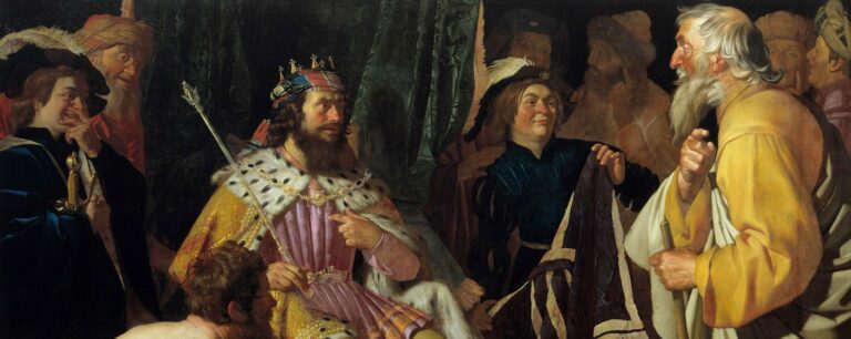 Solón y Creso, de Gerard van Honthorst